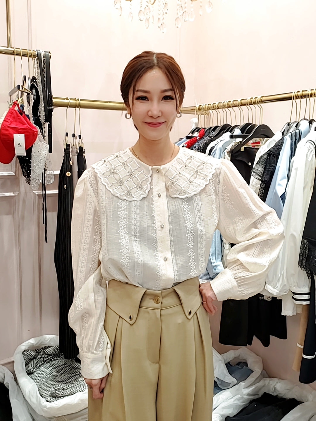 LOT60303韓國東大門直送 OT. RIMANE 女裝上衣