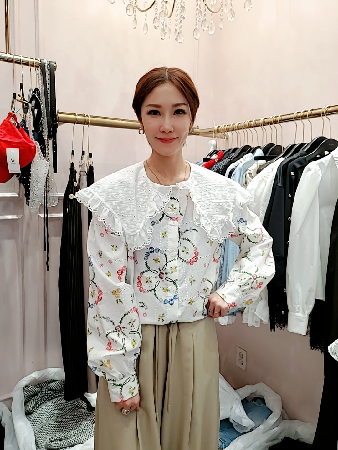 LOT60324韓國東大門直送 OT. RIMANE 女裝上衣