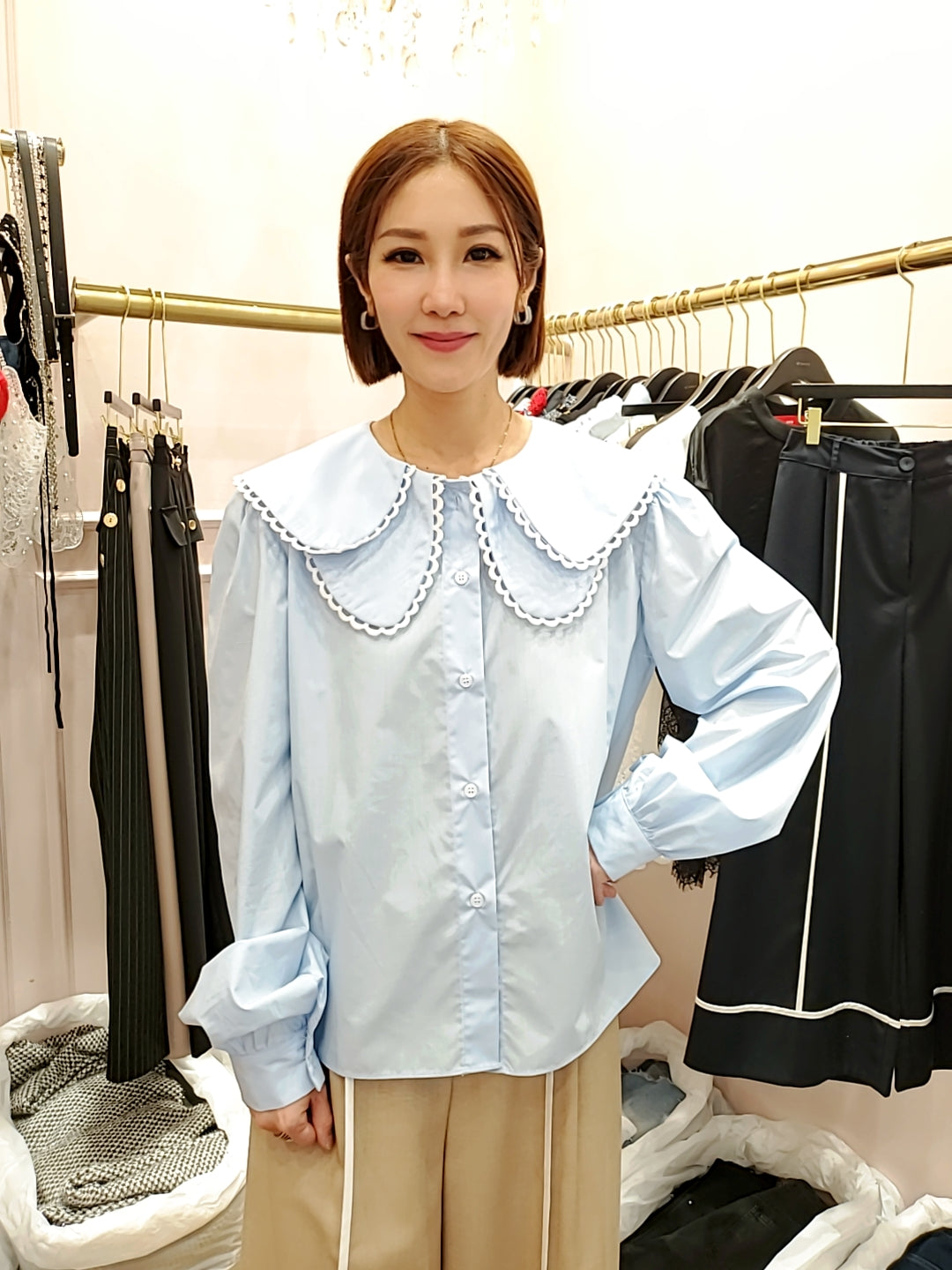 LOT60314韓國東大門直送 OT. RIMANE 女裝上衣