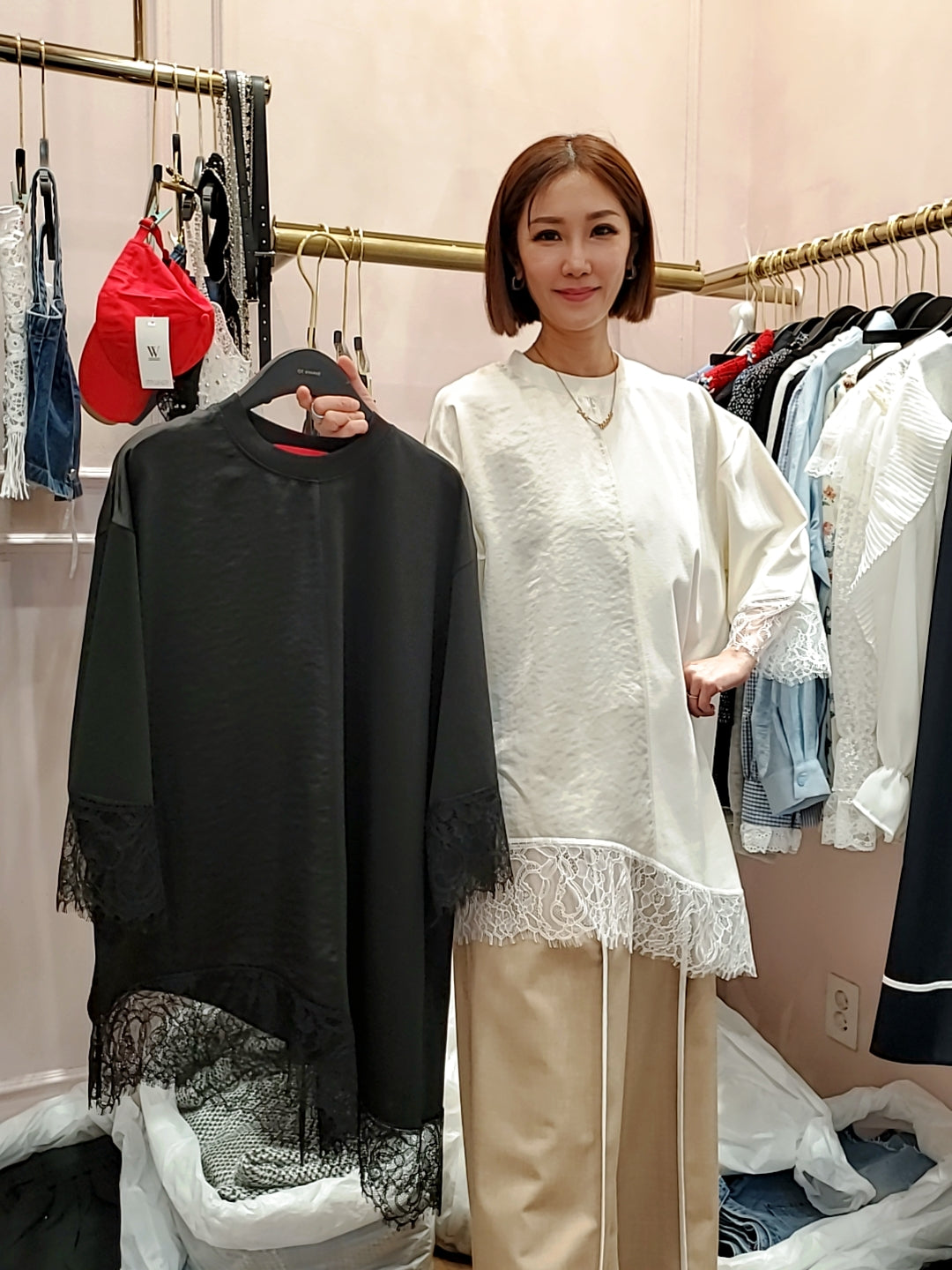 LOT60312韓國東大門直送 OT. RIMANE 女裝上衣