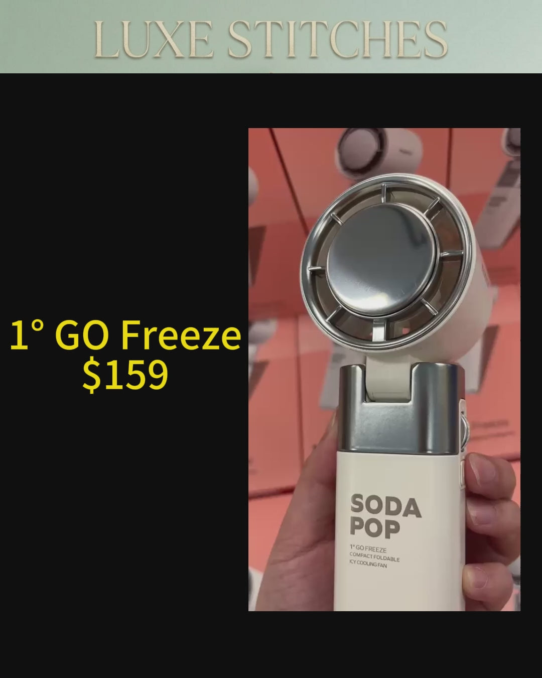 Momax - 1° Go Freeze 輕巧摺疊式冰敷風扇