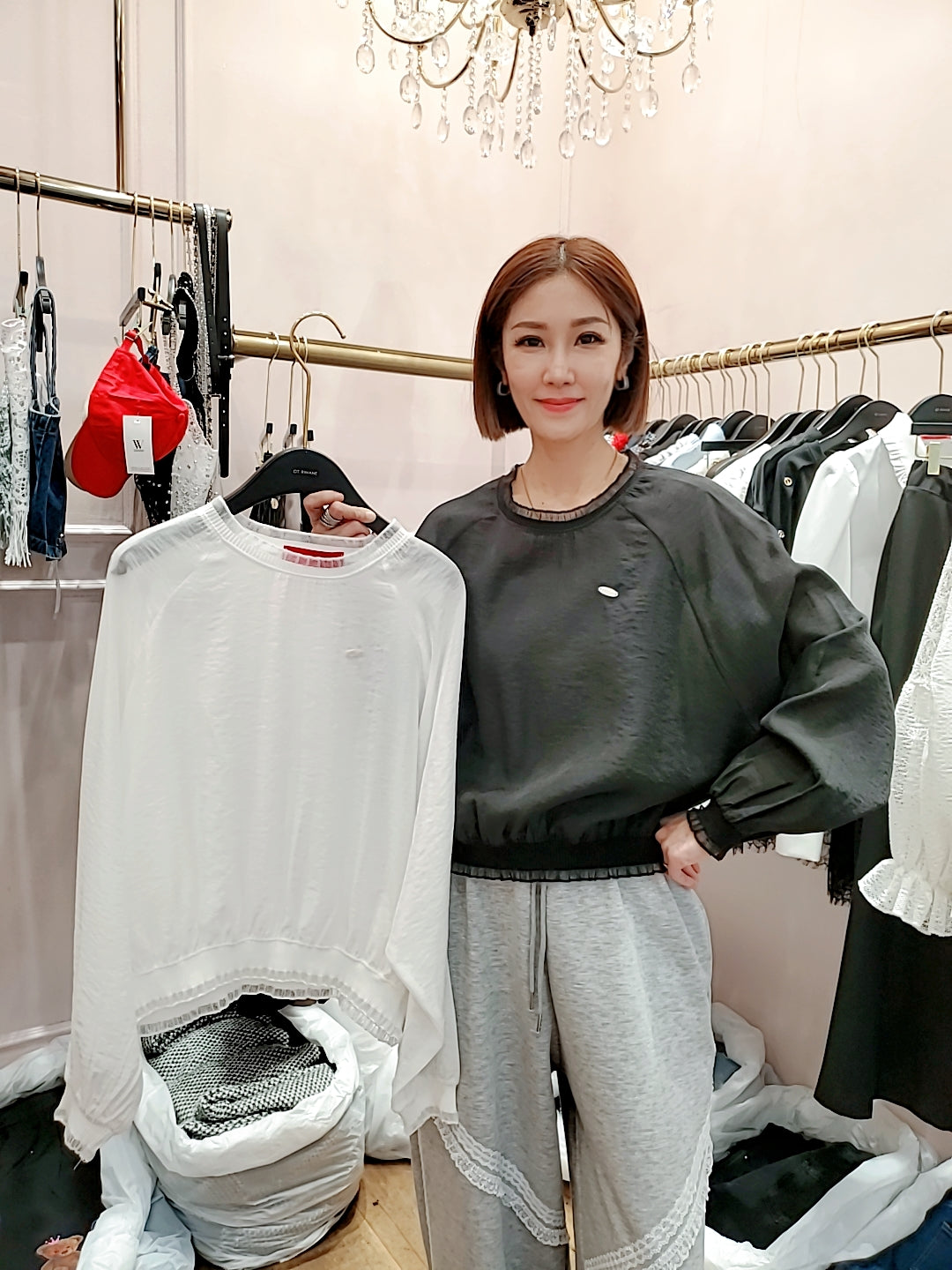 LOT60333韓國東大門直送 OT. RIMANE 女裝上衣